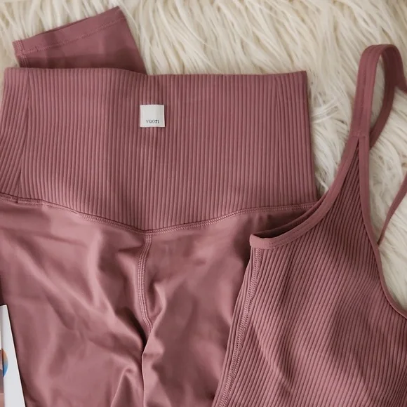 Vuori Rib Studio Activewear Set Sz Xs - Picture 2 of 6